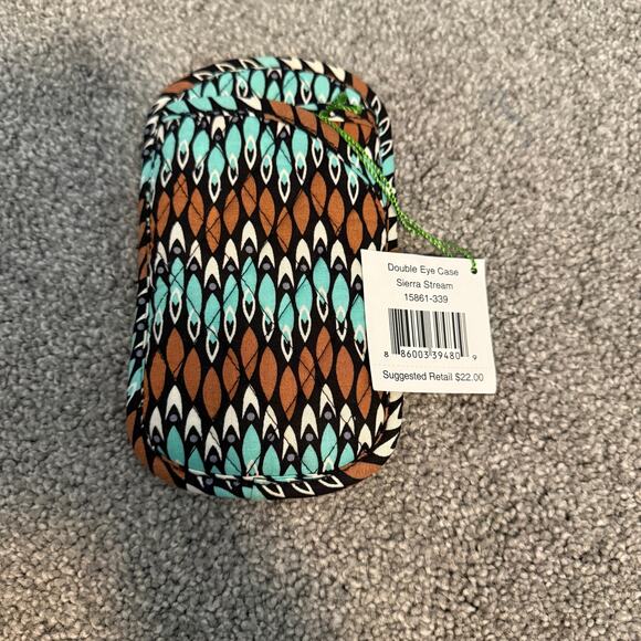 NWT Vera Bradley Sierra Stream Double Eyeglass Case - Picture 2 of 3